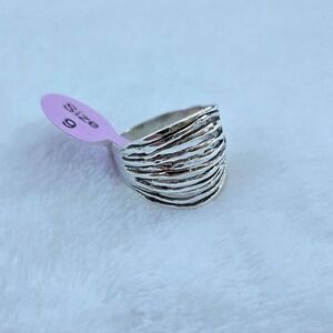 Noa Zuman Sterling Silver🤍 Convexed Bands Ring💍